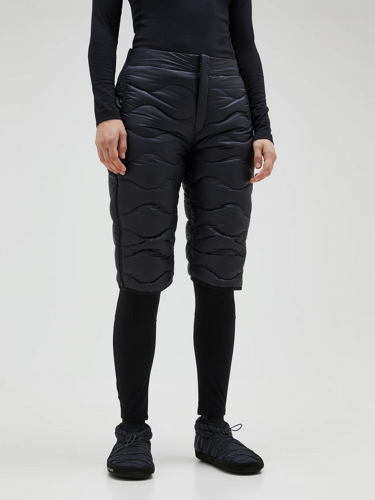 【新品未使用】Peak Wading Shorts L Black Snow Peak - Water-Side Straight-Leg Long-Length Swim Shorts